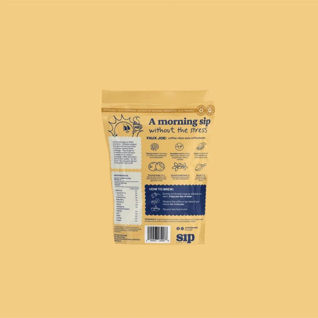 "Cinnamon Roll" Faux Joe Caffeine-Free Coffee Alternative