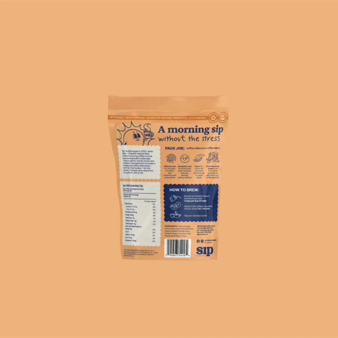"Pumpkin Spice" Faux Joe Caffeine-Free Coffee Alternative
