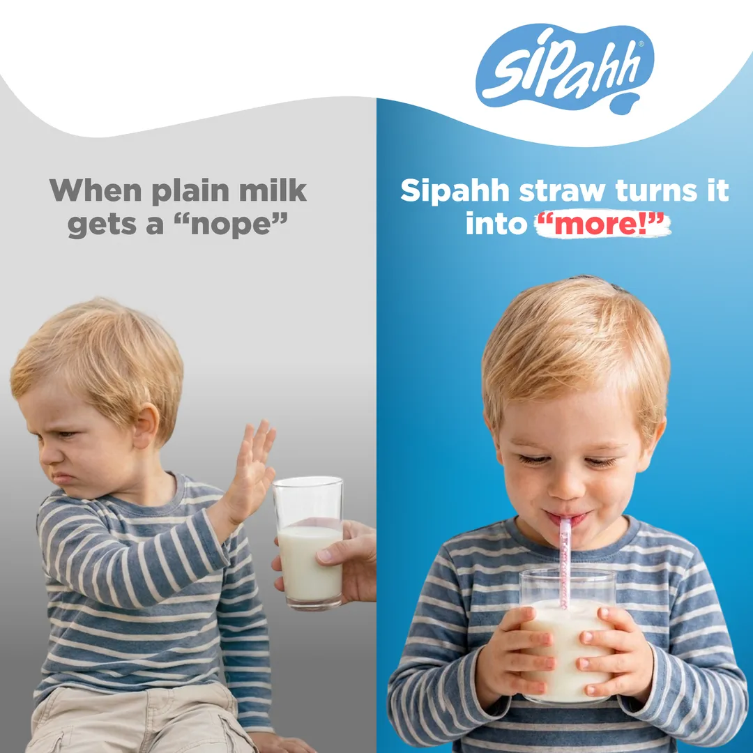 Sipahh Hello Marshmallow! Milk Flavoring Straws – Case of 6 (6 × 10-Straw Packs)