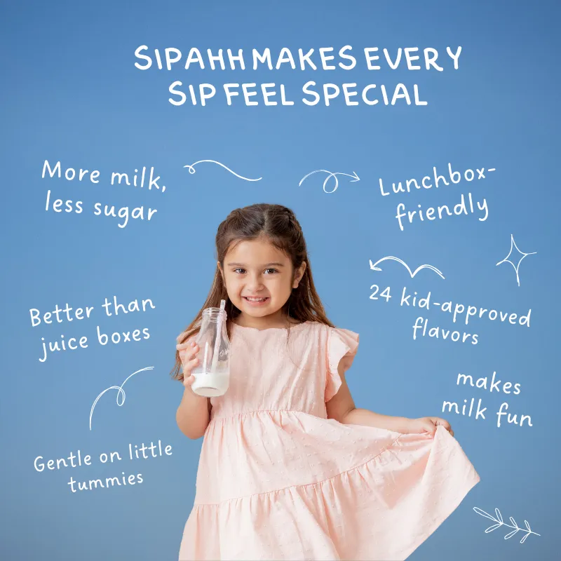 Sipahh Hello Marshmallow! Milk Flavoring Straws – Case of 6 (6 × 10-Straw Packs)