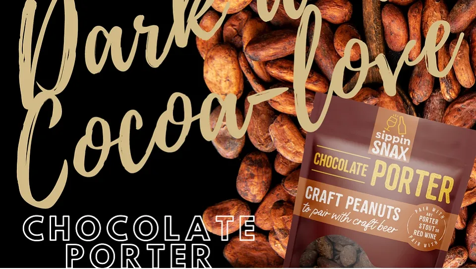Sippin Snax Chocolate Porter Craft Peanuts 4.2 oz (12 Ct)