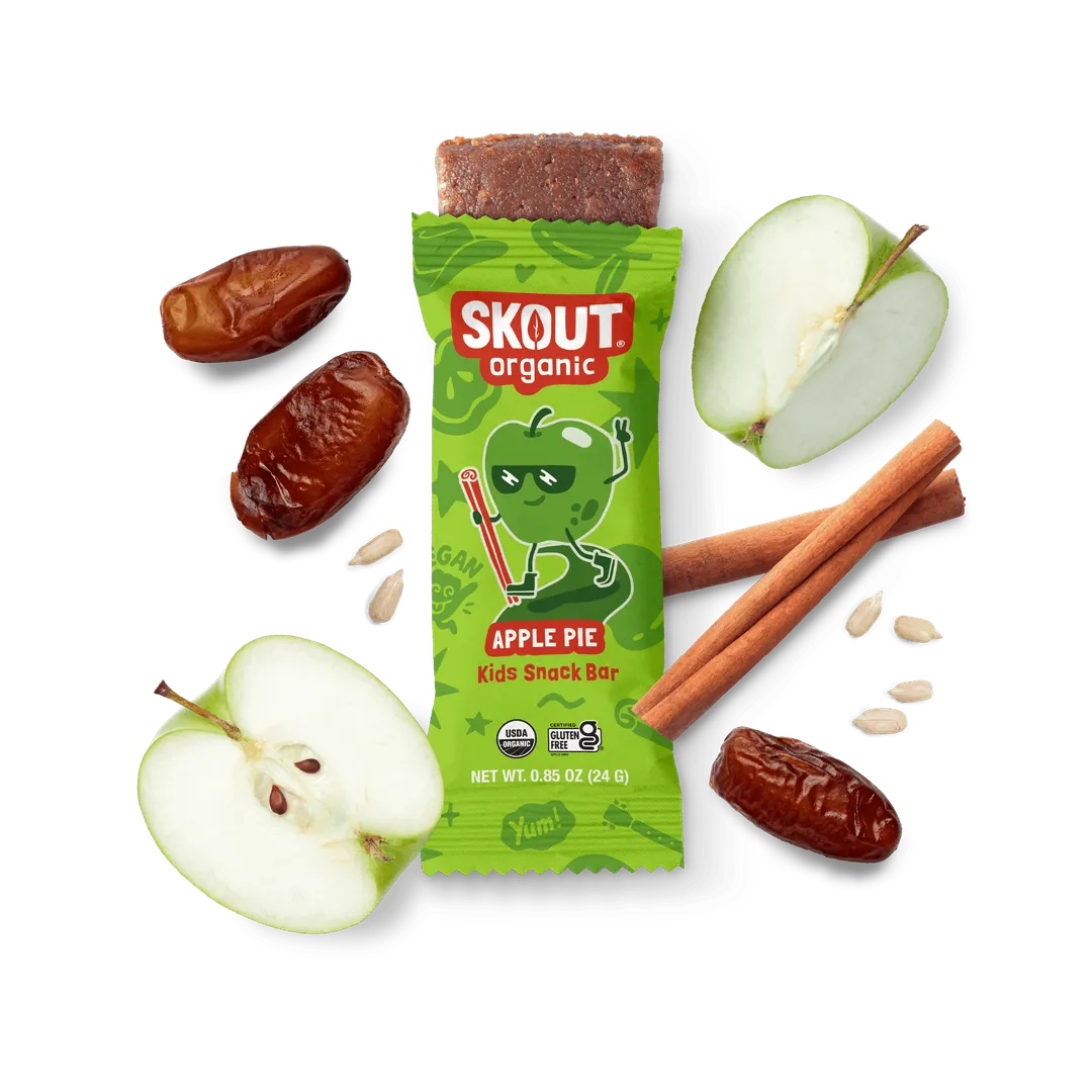 Skout Organic Apple Pie Kids Snack Bar