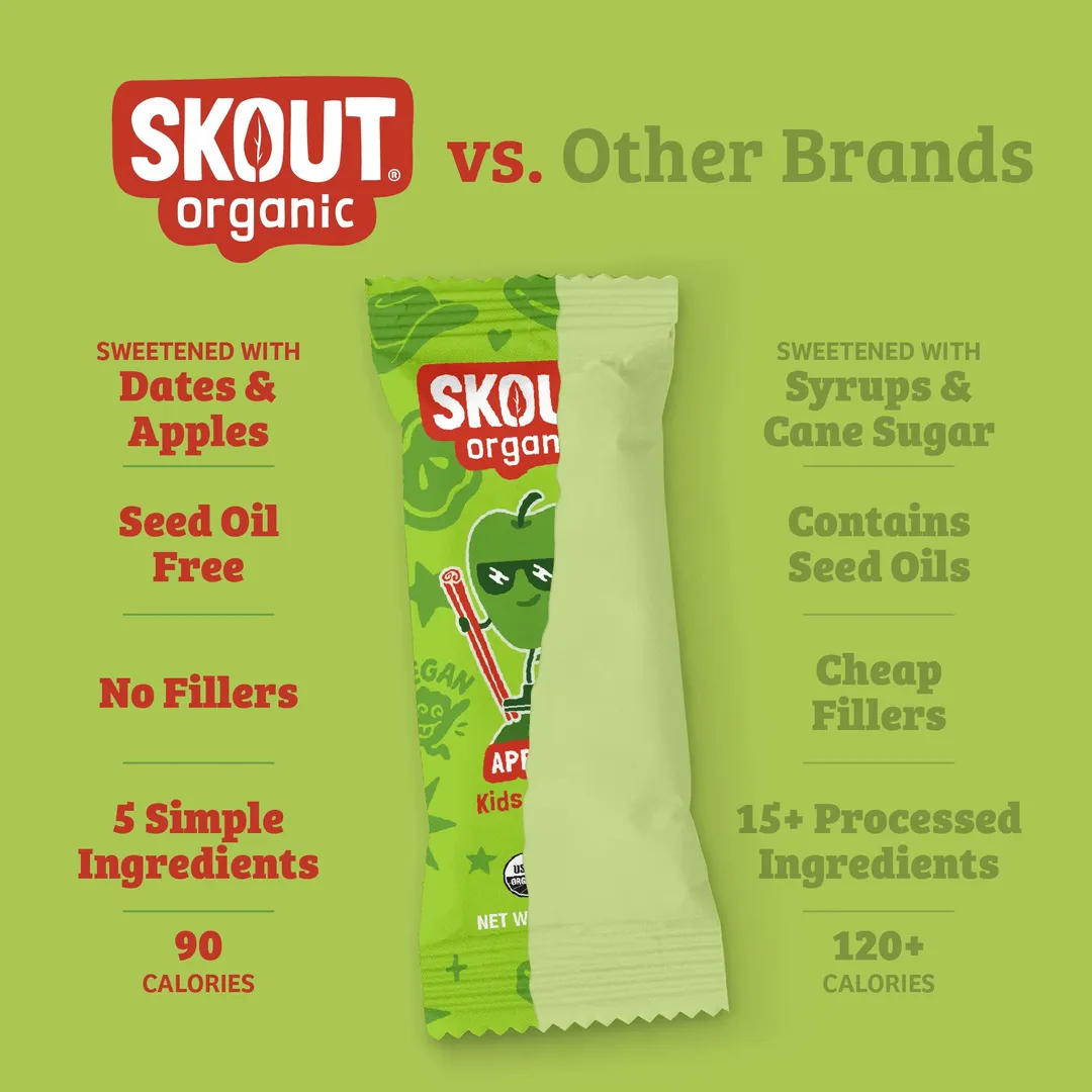 Skout Organic Apple Pie Kids Snack Bar