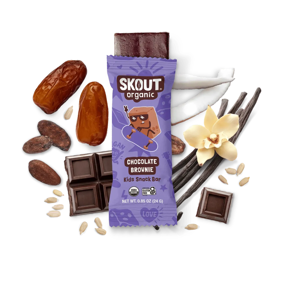Skout Organic Chocolate Brownie Kids Snack Bar