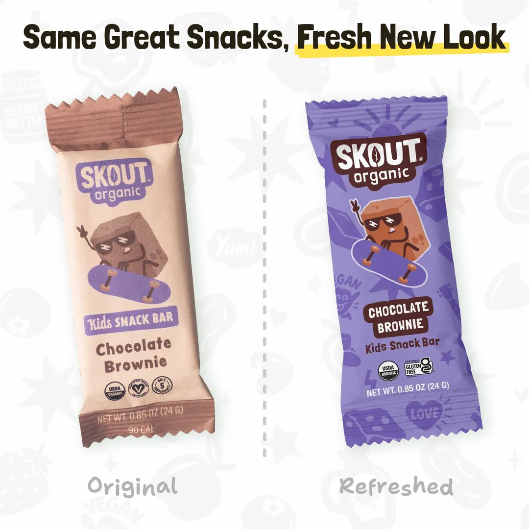 Skout Organic Chocolate Brownie Kids Snack Bar