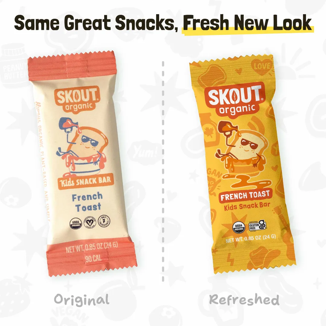 Skout Organic French Toast Kids Snack Bar