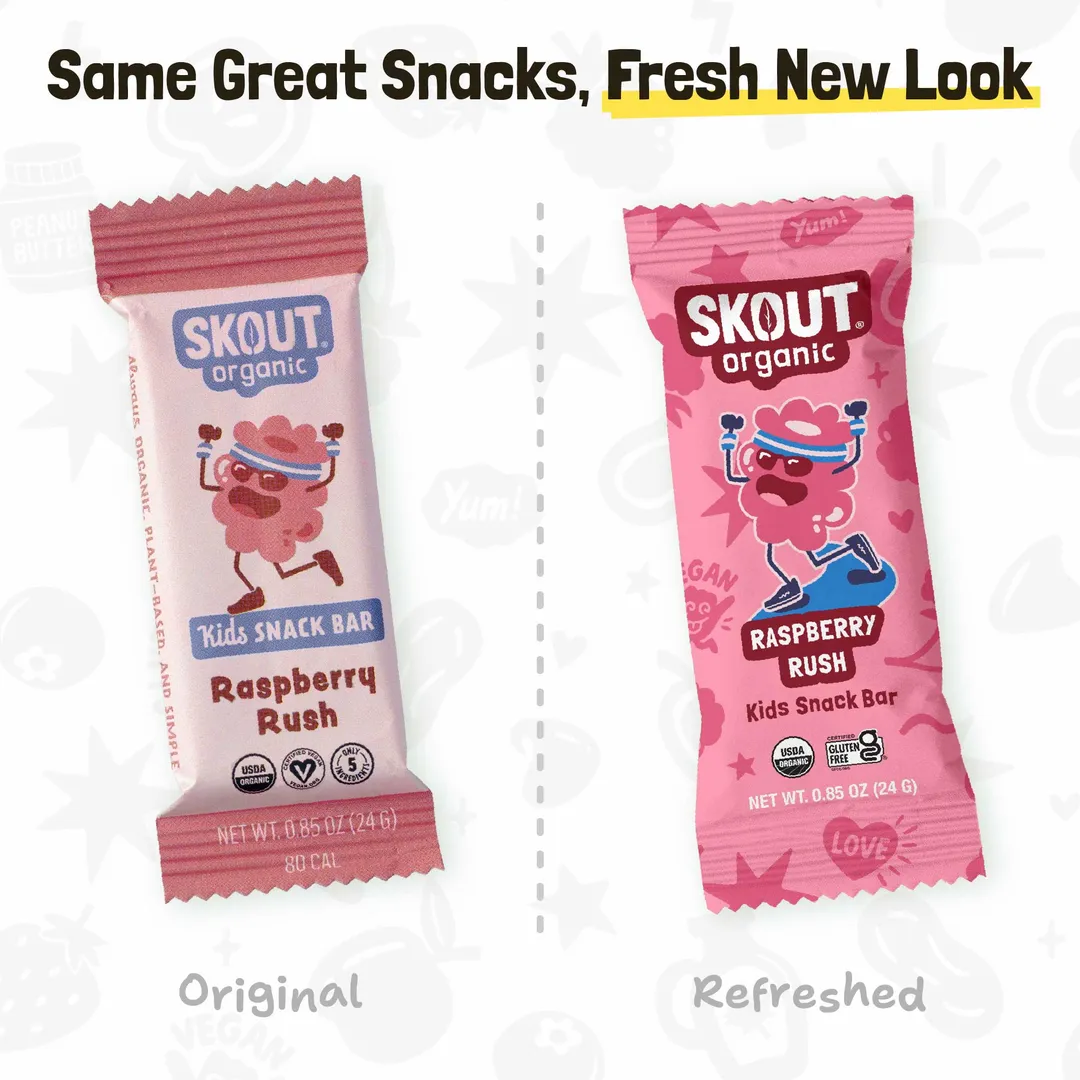 Skout Organic Raspberry Rush Kids Snack Bar