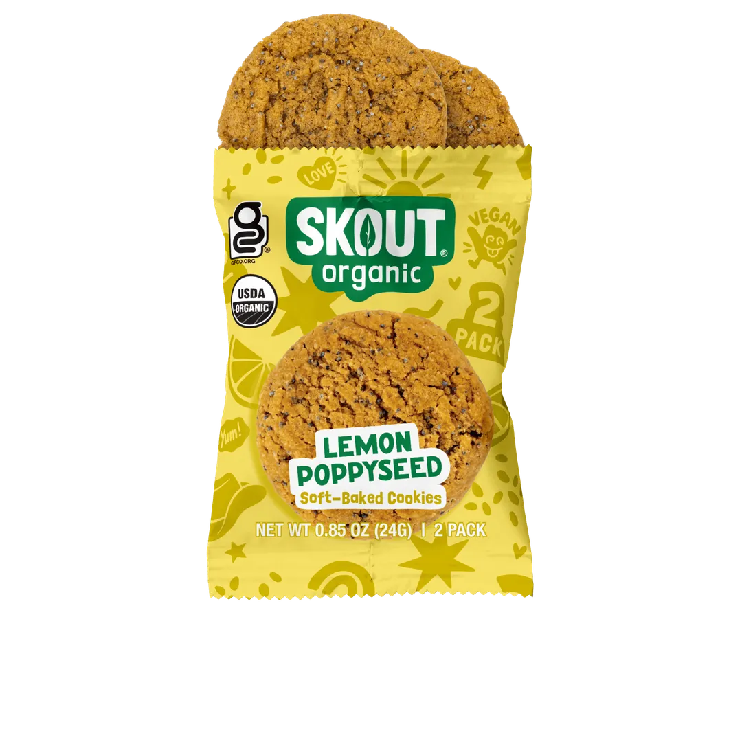 Skout Organic Lemon Poppyseed Soft Baked Cookies