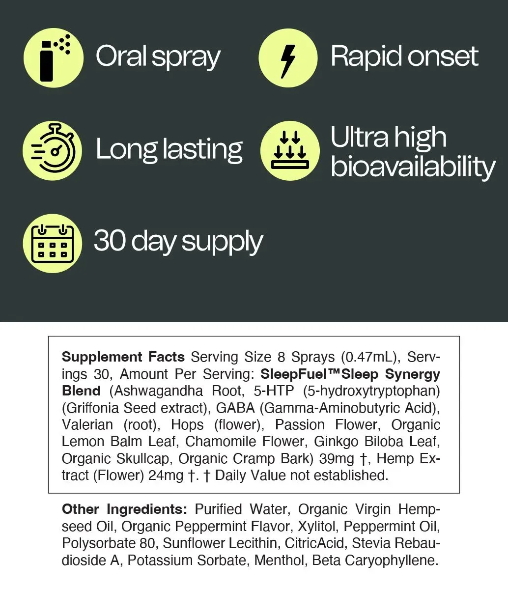 SleepFuel™ - Oral supplement spray