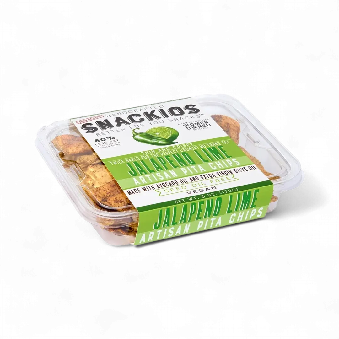Snackios Jalapeno Lime Pita Chips