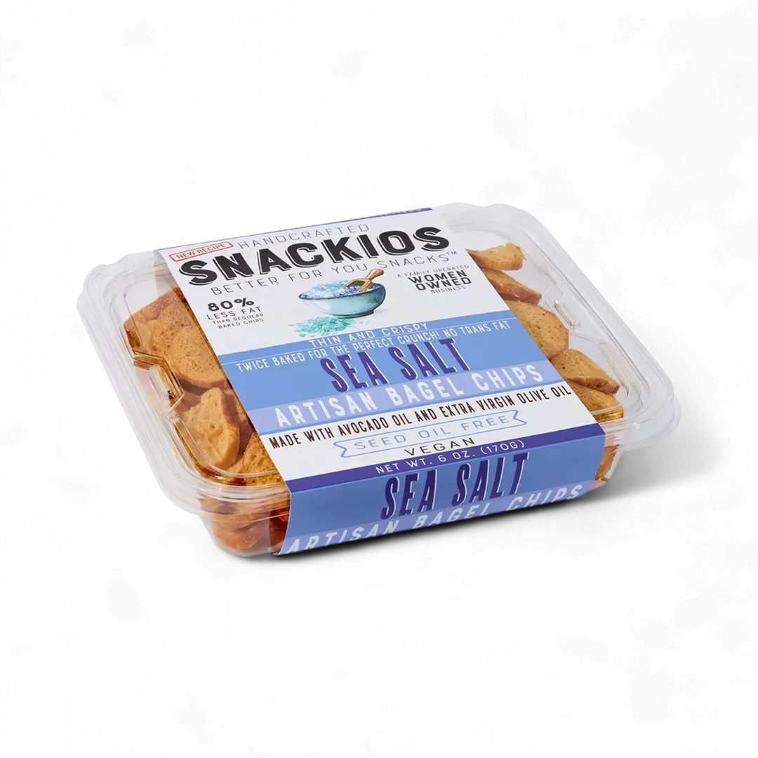 Snackios Sea Salt Bagel Chips