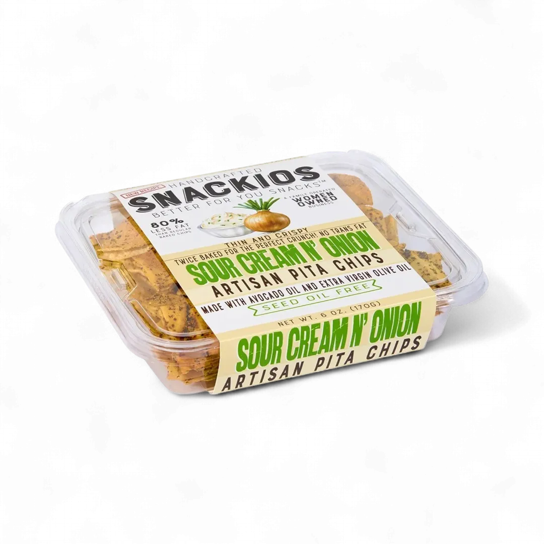 Snackios Sour Cream N' Onion Pita Chips