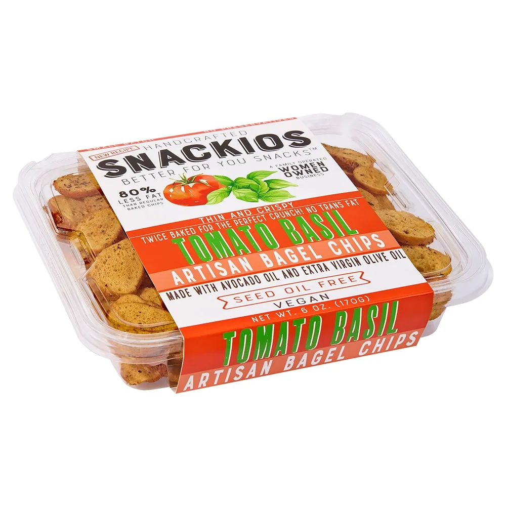 Snackios Tomato Basil Bagel Chips