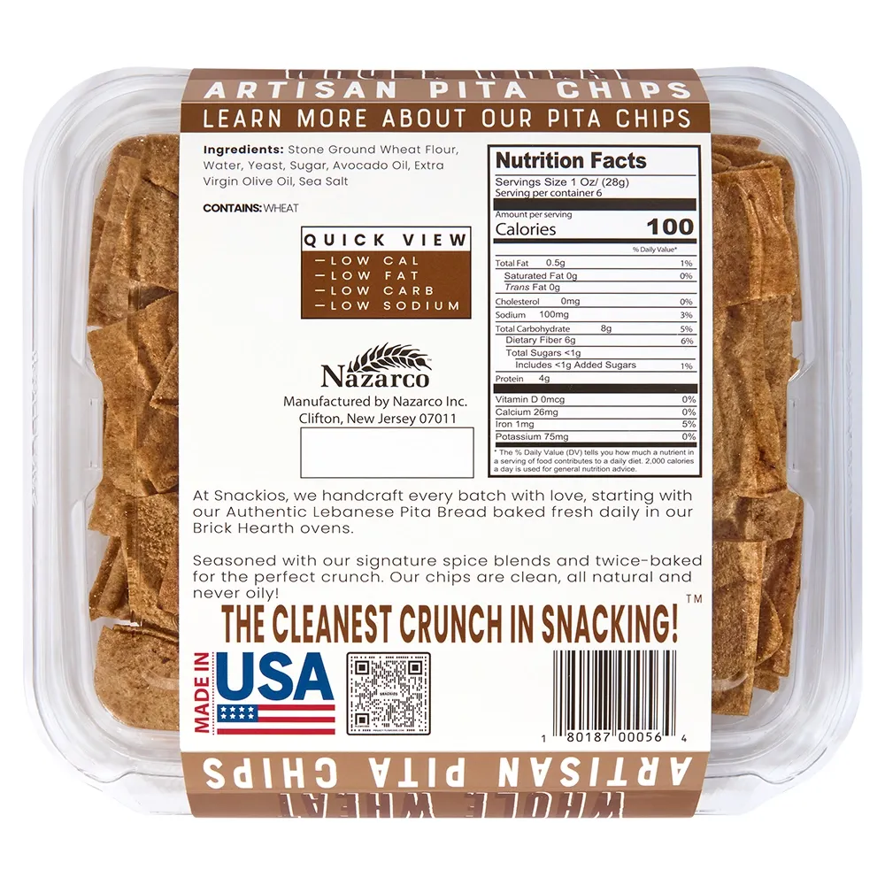 Snackios Whole Wheat Pita Chips