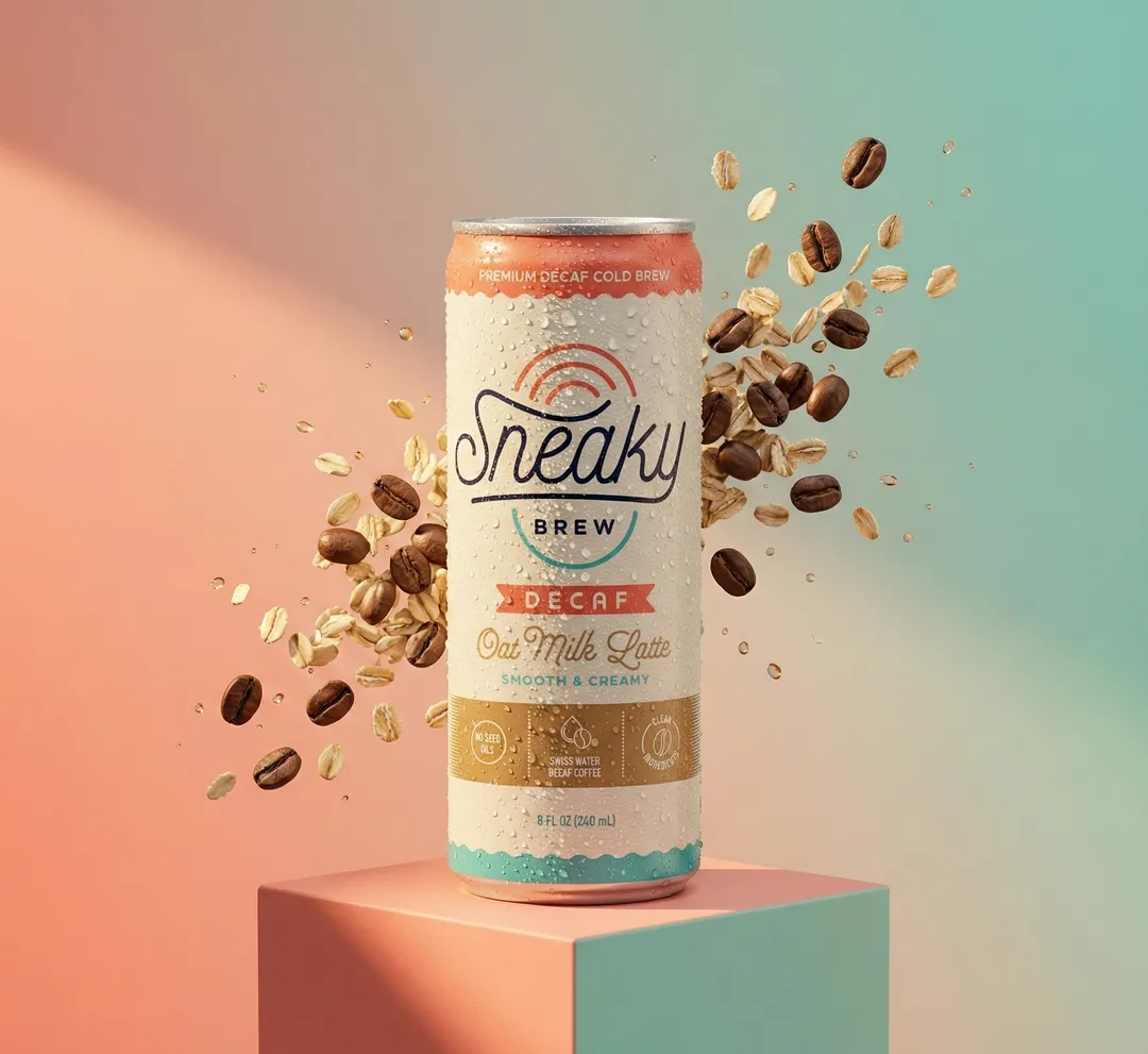 Decaf Cold Brew Oat Milk Latte