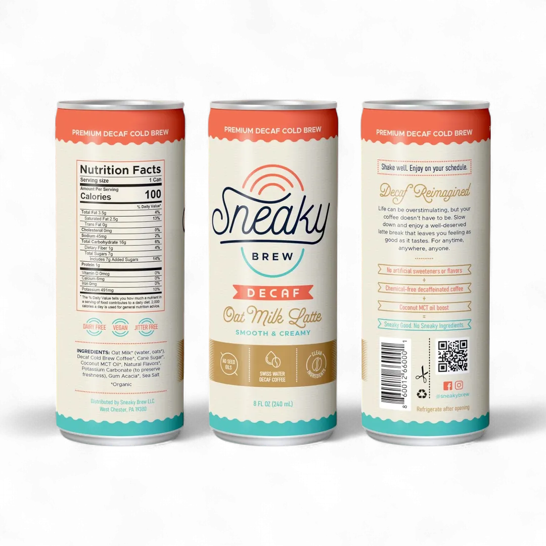 Decaf Cold Brew Oat Milk Latte