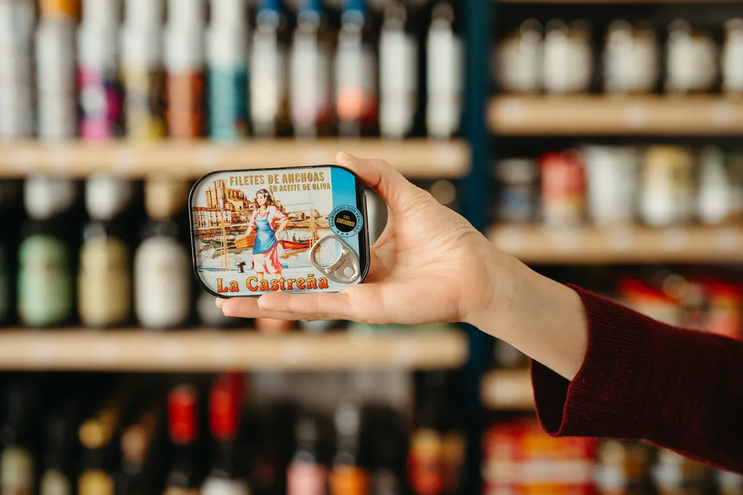 La Castreña - Cantabrian Anchovy Fillets In Olive Oil 78g Tin
