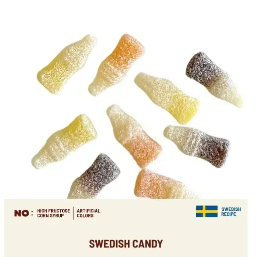 Sour Juicy Bottles Fruit Swedish Candy Bag 2.8oz Easter 