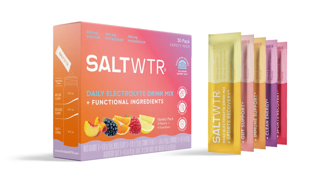 SaltWTR Functional Hydration Drink Mix - Variety Pack