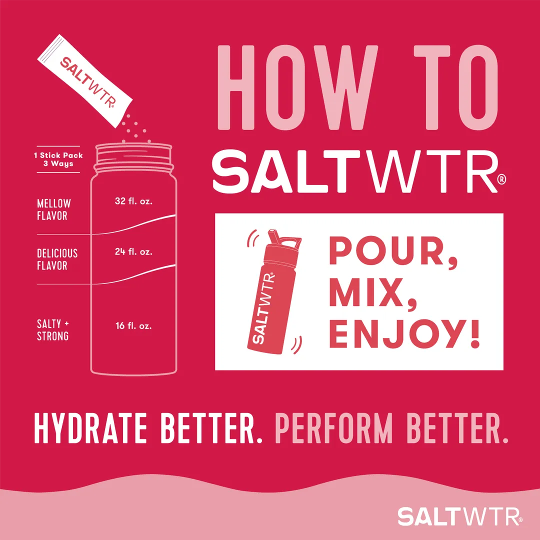 SaltWTR Functional Hydration Drink Mix - Sports Recovery