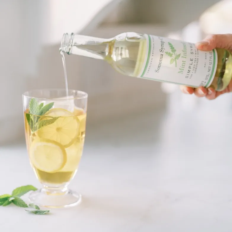 12.7 oz Mint Infused Simple Syrup