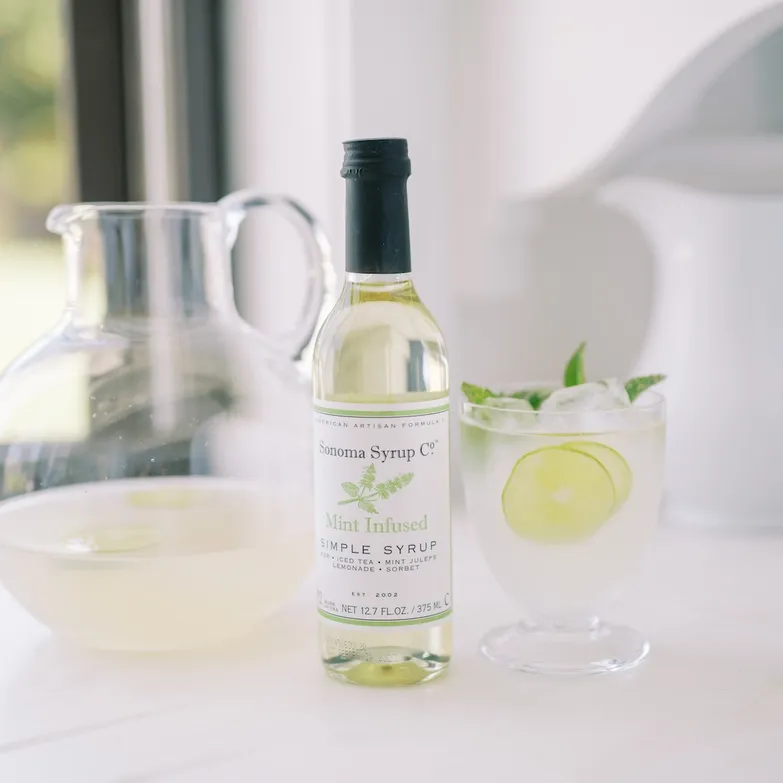 12.7 oz Mint Infused Simple Syrup