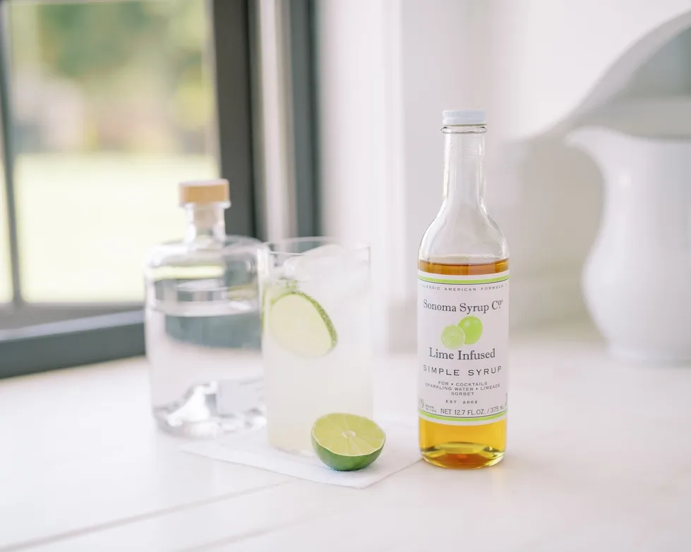 12.7 oz Lime Infused Simple Syrup
