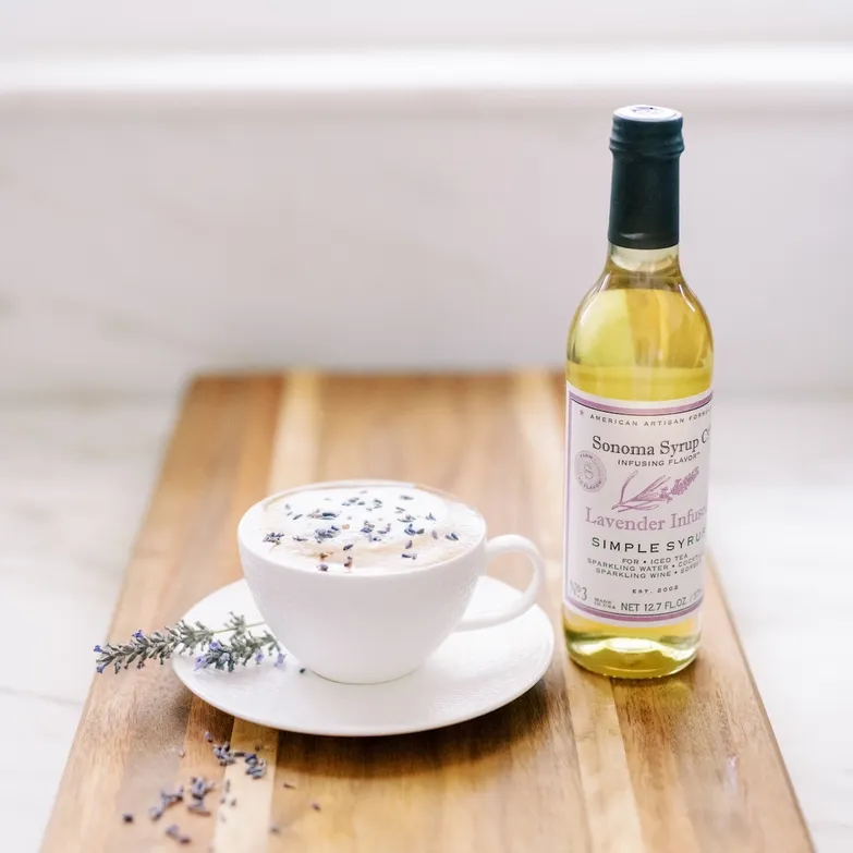 12.7 oz Lavender Infused Simple Syrup
