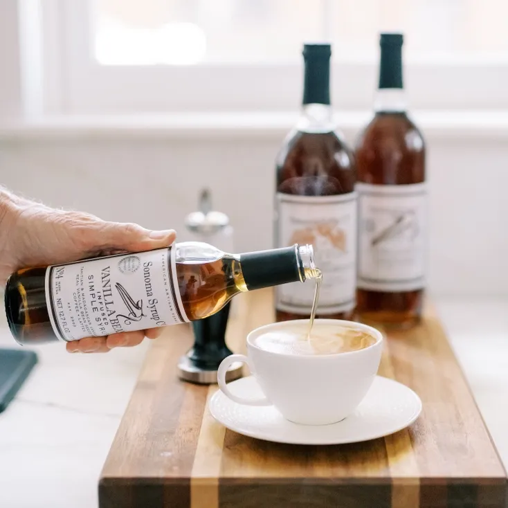 25.4 oz Vanilla Bean Infused Simple Syrup