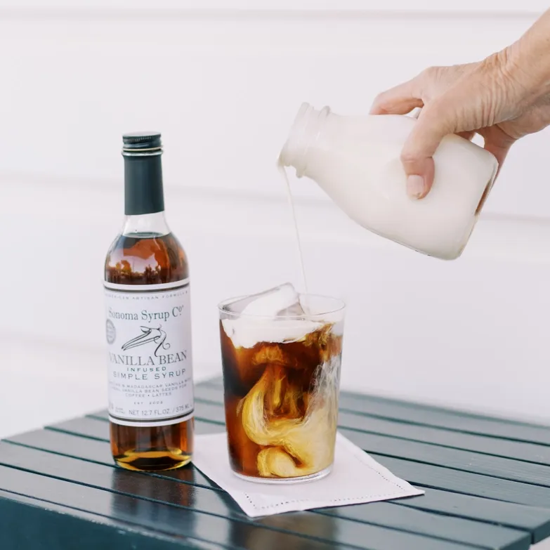 12.7 oz Vanilla Bean Infused Simple Syrup