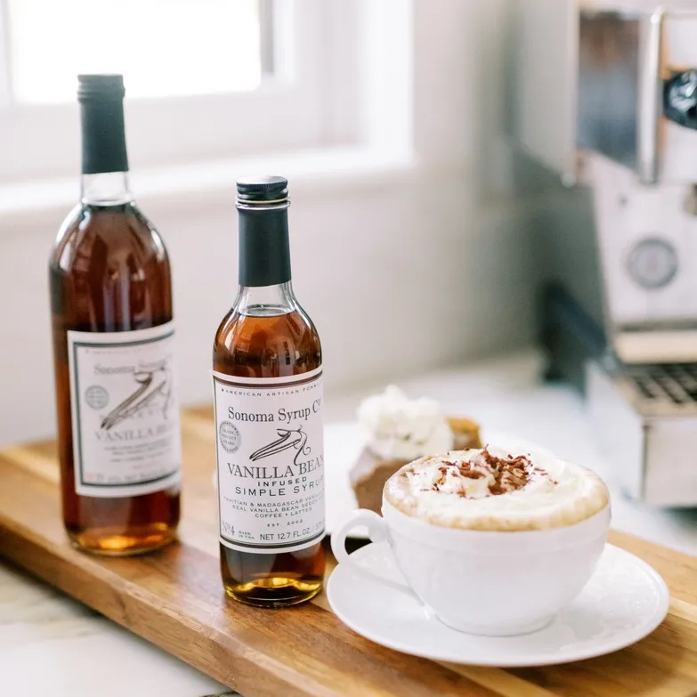 12.7 oz Vanilla Bean Infused Simple Syrup