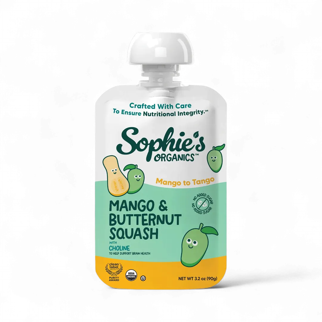 Mango To Tango (6-pack) Mango, Butternut Squash Puree w/Choline