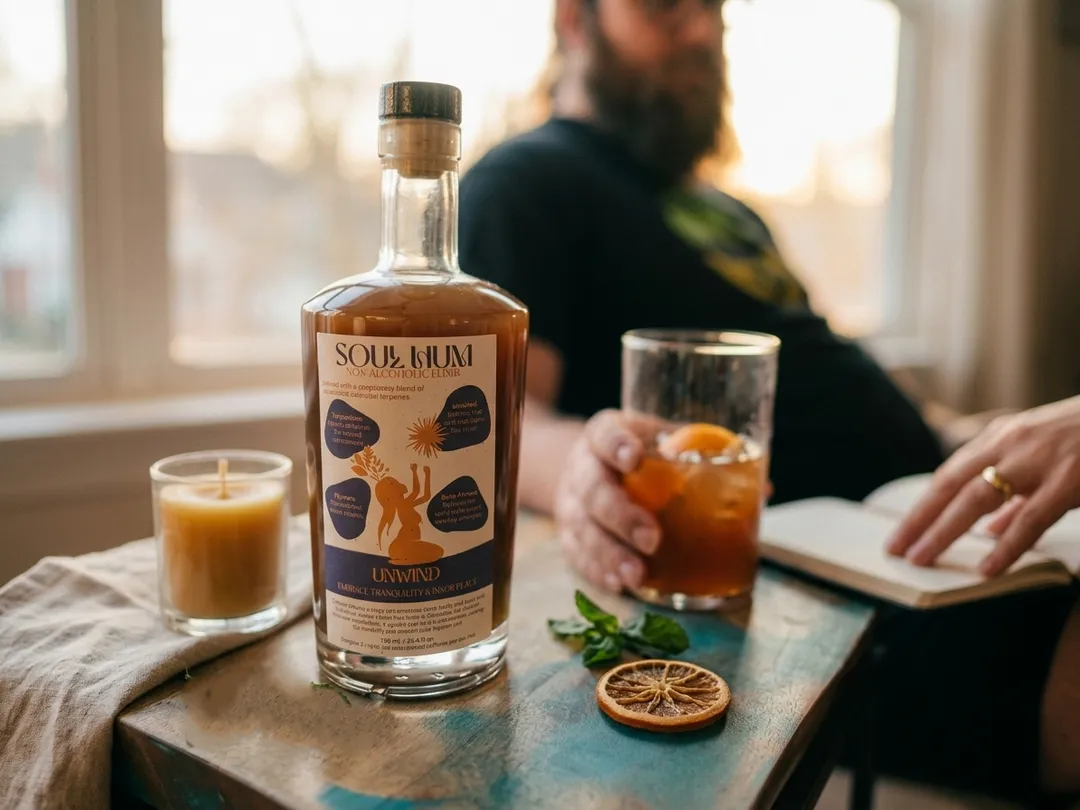 Unwind Elixir: Botanicals, Adaptogens & Plant-Based Rest