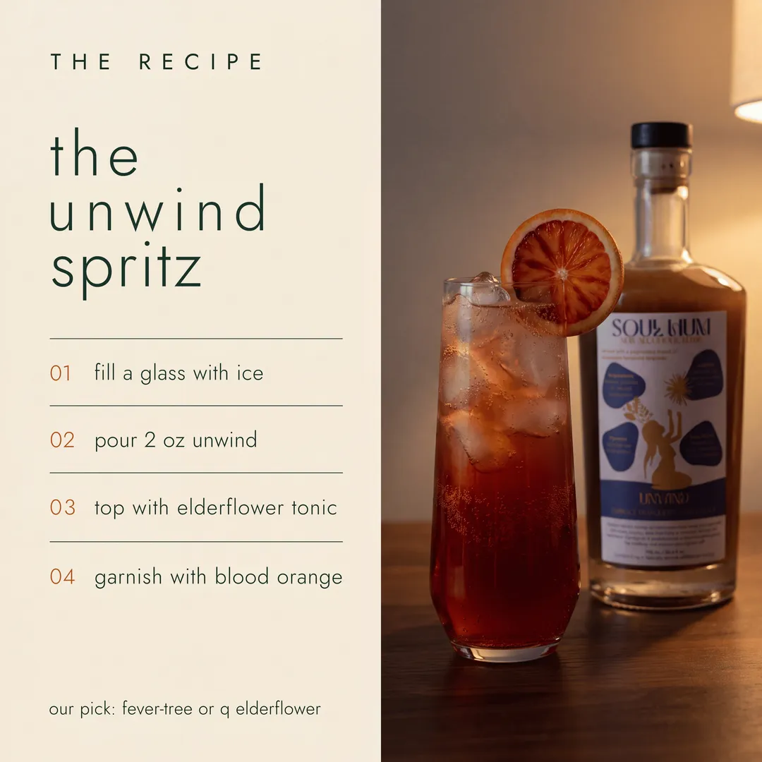 Unwind Elixir: Botanicals, Adaptogens & Plant-Based Rest