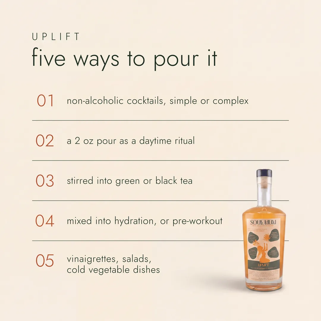 Uplift Elixir:  Botanicals, Adaptogens, & Plant-based Energy