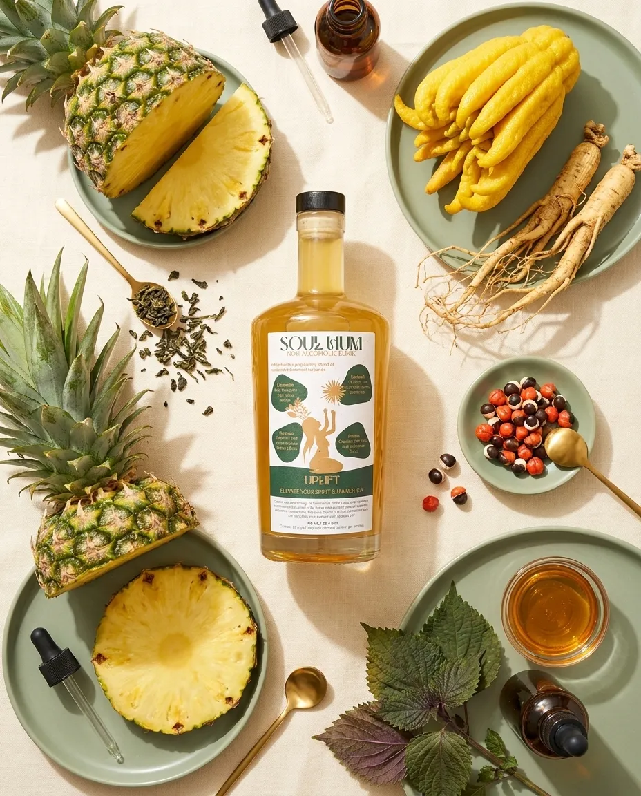 Uplift Elixir:  Botanicals, Adaptogens, & Plant-based Energy