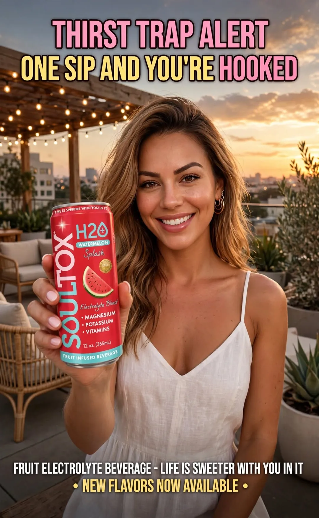 SOULTOX Fruit Electrolyte Beverage – Watermelon Splash
