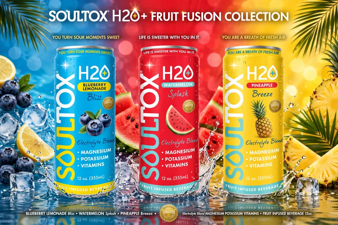 SOULTOX Fruit Electrolyte Beverage – Blueberry Lemonade