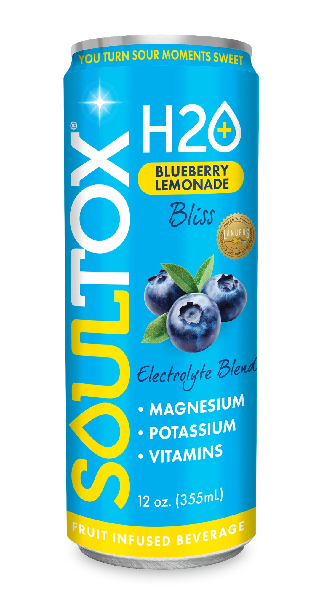SOULTOX Fruit Electrolyte Beverage – Blueberry Lemonade