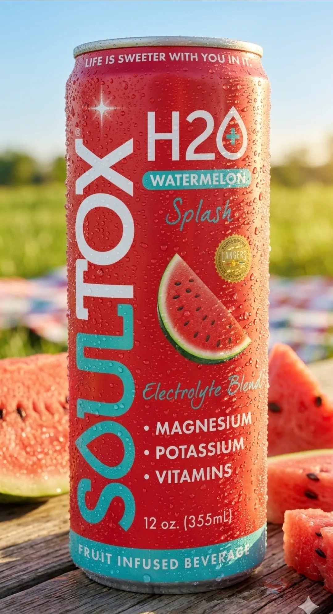 SOULTOX Fruit Electrolyte Beverage – Watermelon Splash