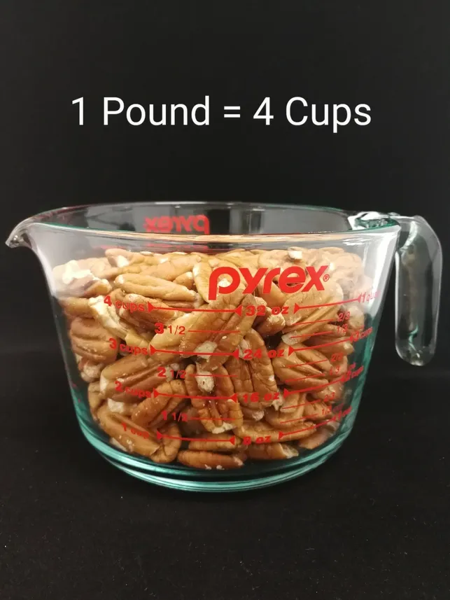 Shelled Pecan Halves - 1 Pound