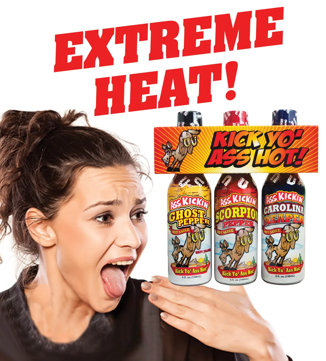 Kick Yo' Ass Hot 3pk