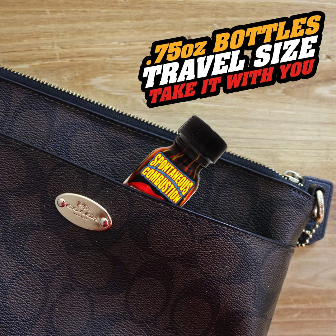 Spontaneous Combustion Hot Sauce – Travel Size 3/4 oz.