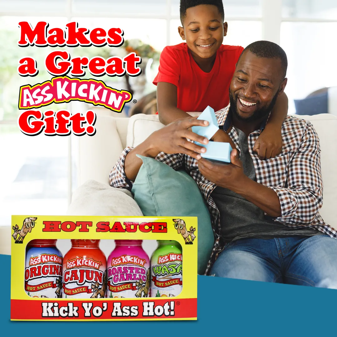 Travel Size Ass Kickin’ Hot Sauce 4 Pack