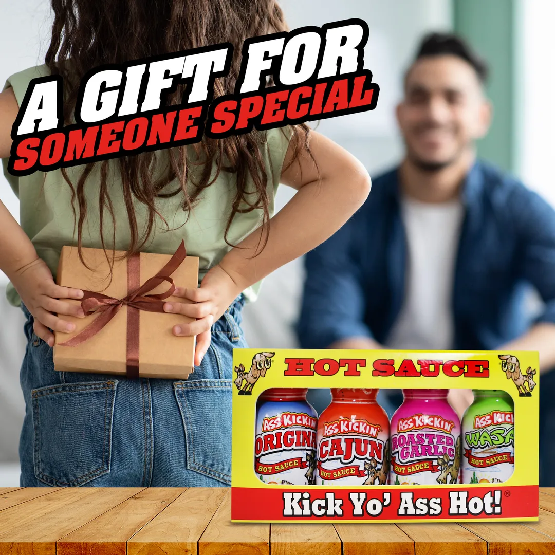 Travel Size Ass Kickin’ Hot Sauce 4 Pack