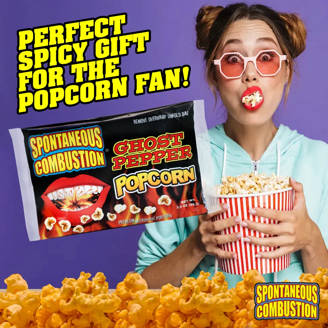 Spontaneous Combustion Ghost Pepper Popcorn
