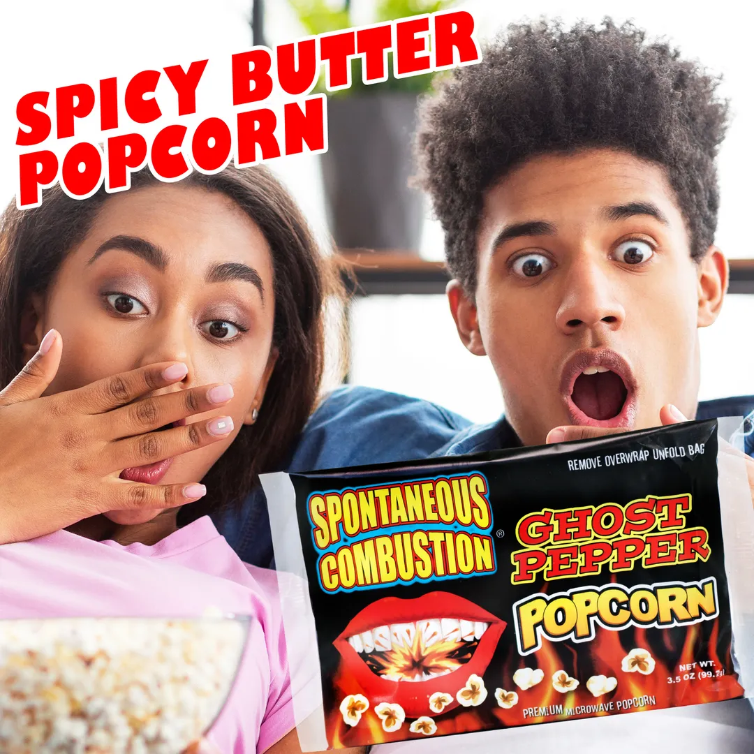 Spontaneous Combustion Ghost Pepper Popcorn