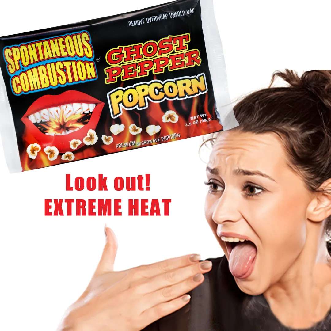 Spontaneous Combustion Ghost Pepper Popcorn