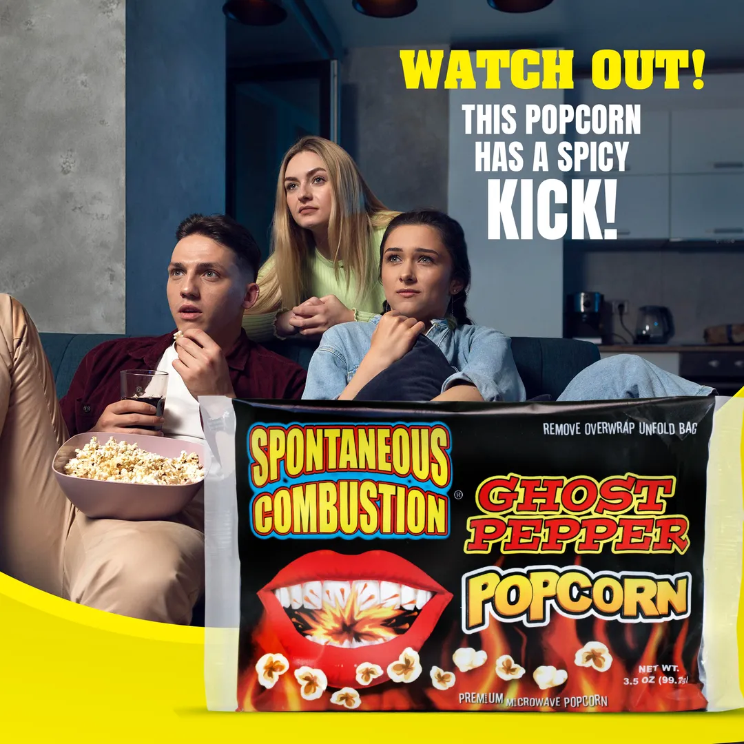 Spontaneous Combustion Ghost Pepper Popcorn