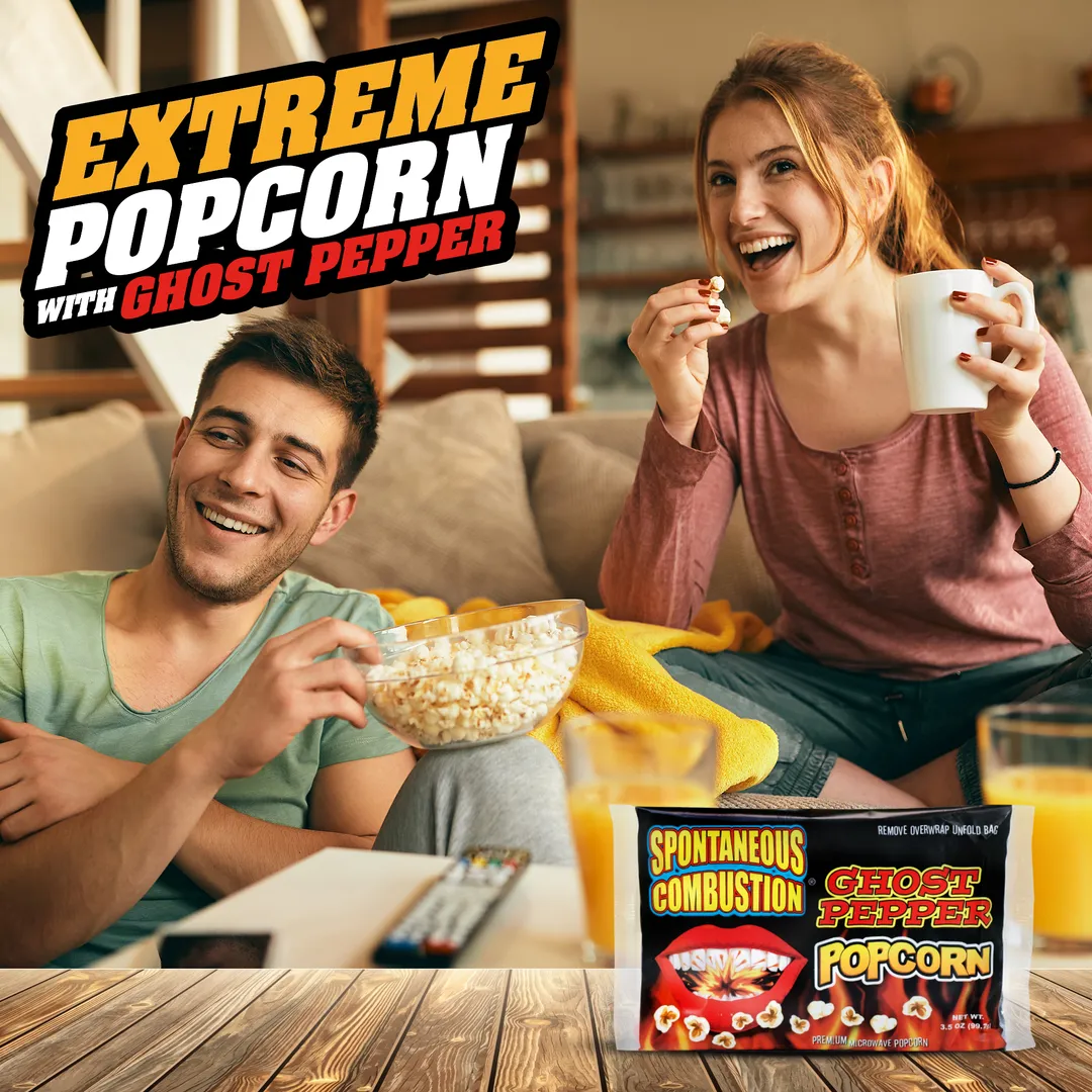 Spontaneous Combustion Ghost Pepper Popcorn